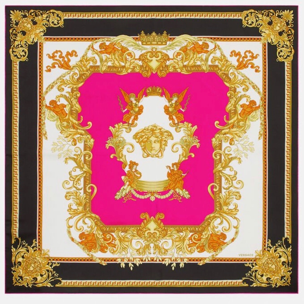 Versace Medusa Renaissance Silk Scarf